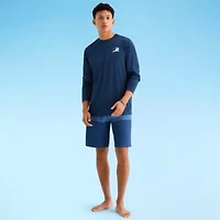 Burnside Mens Crew Neck Long Sleeve Quick Dry T-Shirt