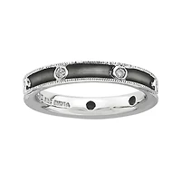 Personally Stackable Antiqued 1/6 CT. T.W. Diamond Ring