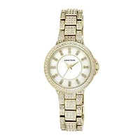 Armitron® Now® Womens Gold-Tone Crystal Accent Watch 75/5317MPGP