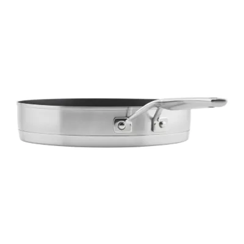 KitchenAid 3-Ply Stainless Steel 10.25" Grill Pan