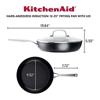 KitchenAid Hard Anodized 12.25" Non-Stick Frying Pan
