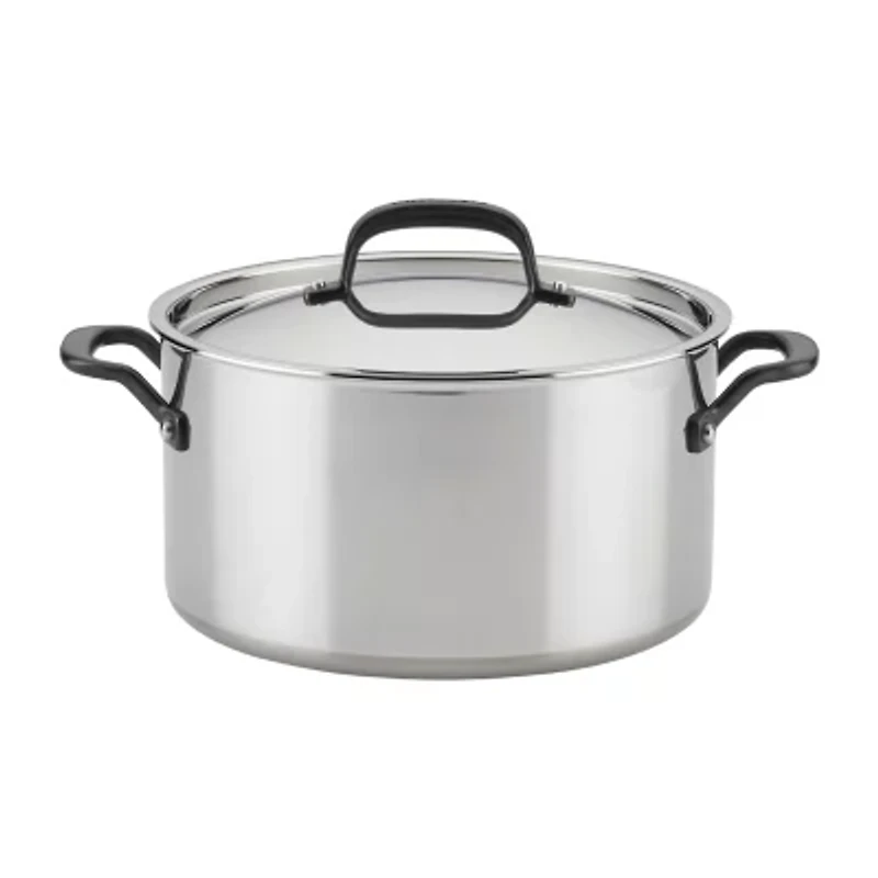 KitchenAid 5-Ply Clad Stainless Steel 8-qt. Stockpot