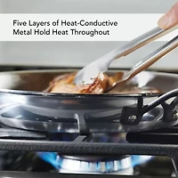 KitchenAid 5-Ply Clad Stainless Steel 12.25" Frying Pan