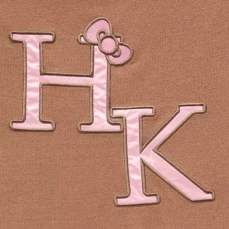 Juniors Girls Night Off The Shoulder Womens Long Sleeve Hello Kitty Pullover Sweater