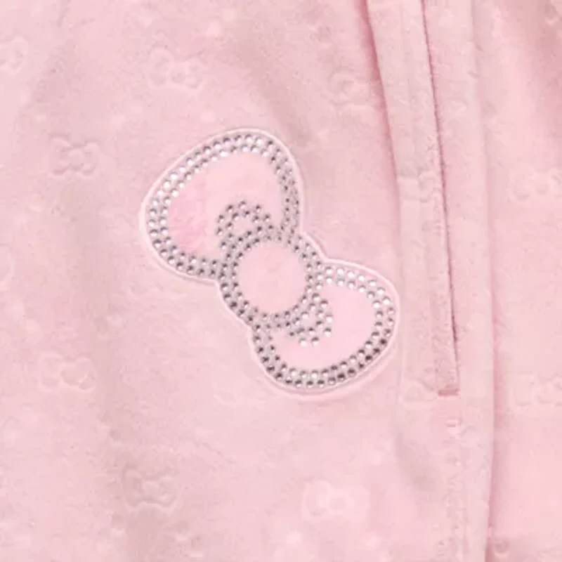 Womens Juniors Straight High Rise Hello Kitty Sweatpant