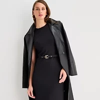 Worthington Womens Sleeveless Midi Bodycon Dress