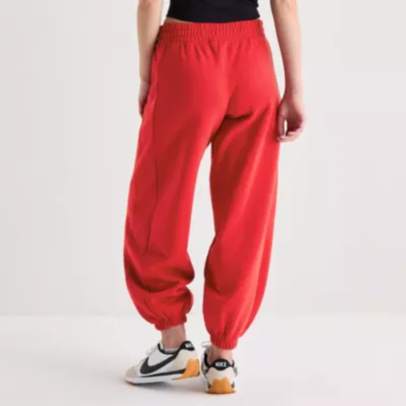 Arizona Womens Juniors Cinched Fleece Active Jogger Pant