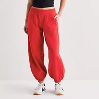 Arizona Womens Juniors Cinched Fleece Active Jogger Pant