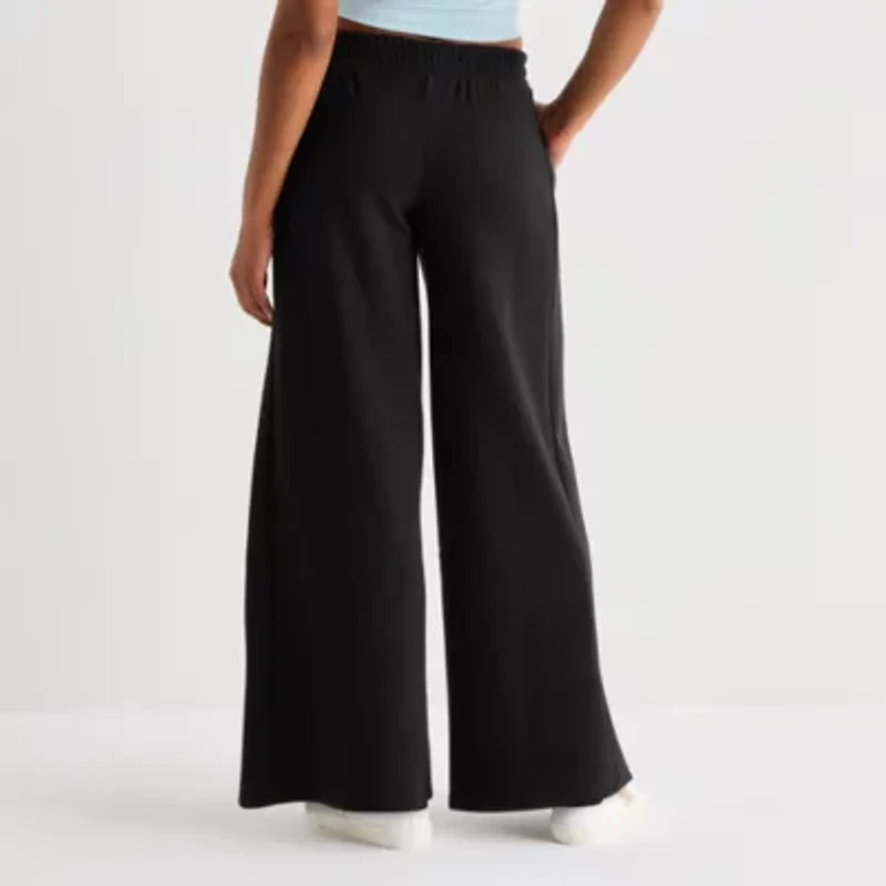 Arizona Womens Juniors Low Rise Fleece Sweatpant