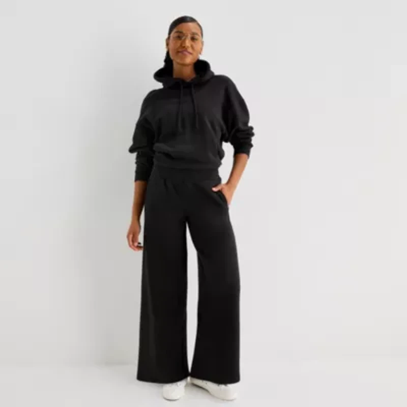Arizona Womens Juniors Low Rise Fleece Sweatpant