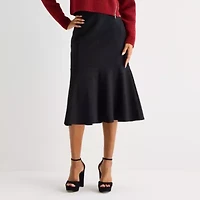 Bold Elements Womens Midi Pencil Skirt
