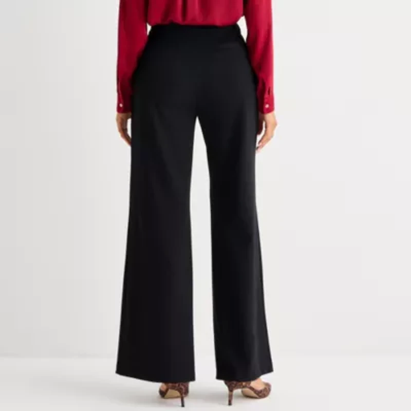 Bold Elements Womens Wide Leg High Rise Trouser