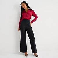 Bold Elements Womens Wide Leg High Rise Trouser