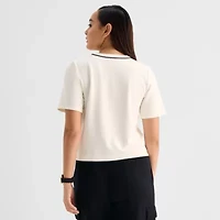 Stylus Womens Crew Neck Short Sleeve T-Shirt