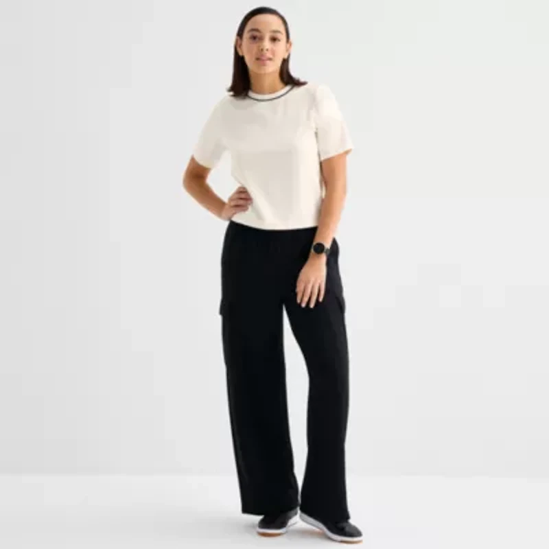 Stylus Womens Crew Neck Short Sleeve T-Shirt