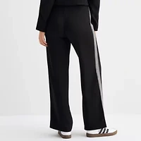 Stylus Womens Wide Leg High Rise Track Pant
