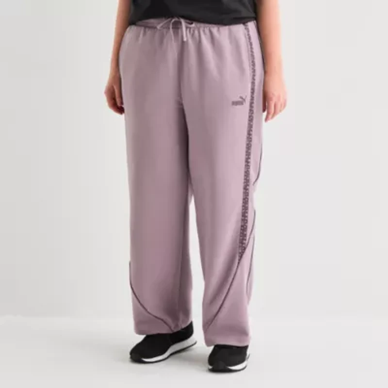 Puma Womens Animal Print Track Pant Plus
