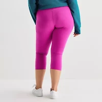 Xersion EverUltra Womens High Rise 23" Plus Cropped Legging