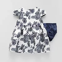 Bonnie Jean Baby Girls Short Sleeve Cap Fit + Flare Dress