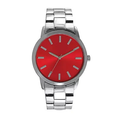 Womens Dial Silver-Tone Bracelet Watch