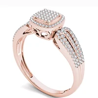1/5 CT.T.W. Natural Round Diamond 10K Gold Engagement Ring