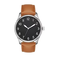 Mens Brown Strap Watch Fmdjo124