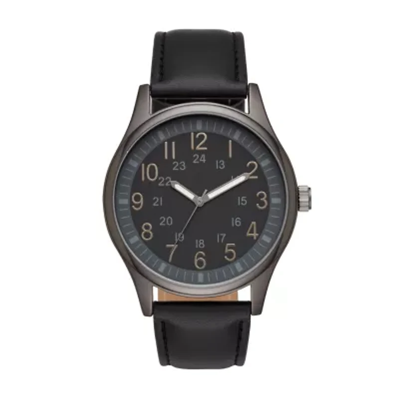 Mens Black Strap Watch Fmdjo125