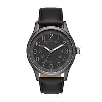 Mens Black Strap Watch Fmdjo125