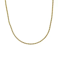 18K Gold Over Silver 16 Inch Chain Necklace
