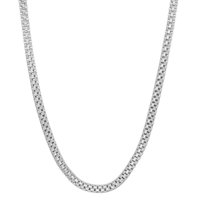 Unisex Adult Sterling Silver 18 Inch Chain Necklace