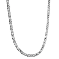 Unisex Adult 14K Gold Over Silver 18 Inch Chain Necklace