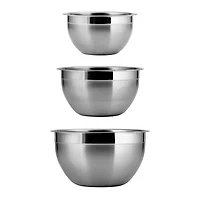 Tramontina Gourmet 3pk Stainless Steel Mixing Bowls