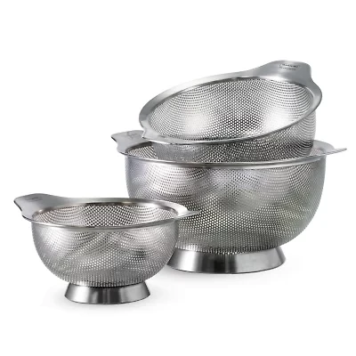 Tramontina Gourmet 3pk. Stainless Steel Colanders