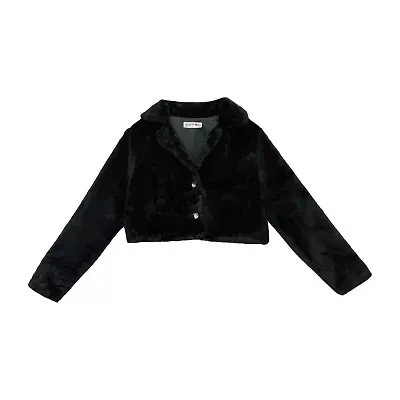Knit Works Little & Big Kid Girls Faux Fur Midweight Puffer Coat