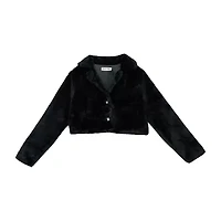 Knit Works Little & Big Kid Girls Faux Fur Midweight Puffer Coat