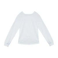 Beautees Little & Big Girls Round Neck Long Sleeve T-Shirt