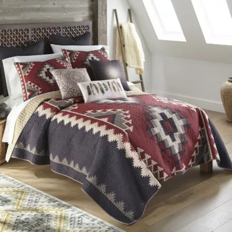 Donna Sharp Mojave Red 3-pc. Quilt Set