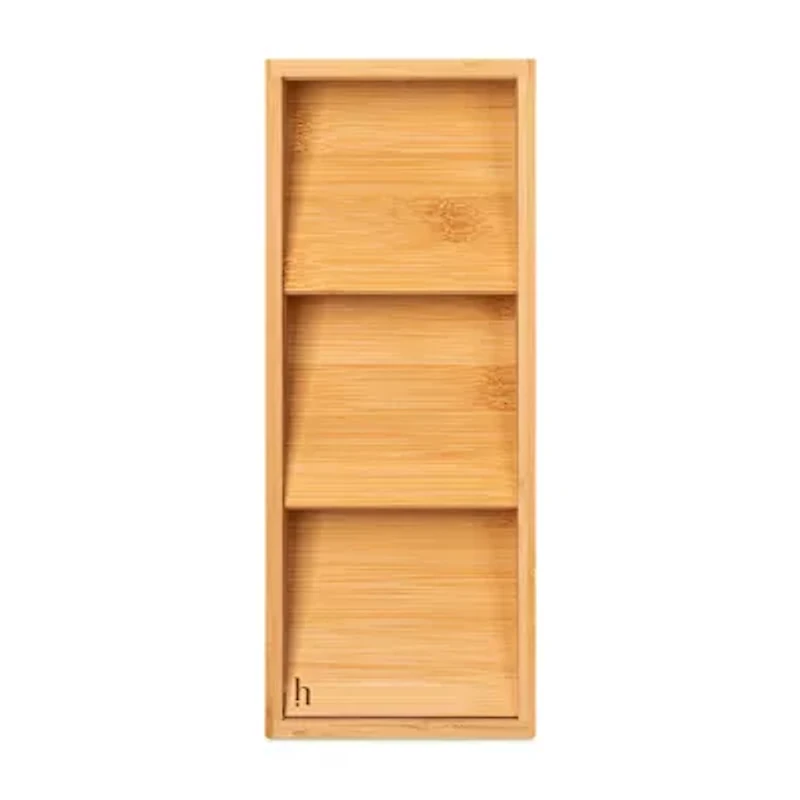 Home Expressions Bamboo In- Drawer Utensil Holder