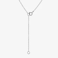 Sterling Silver 3-in-1 Cubic Zirconia Circle "Mom" Necklace