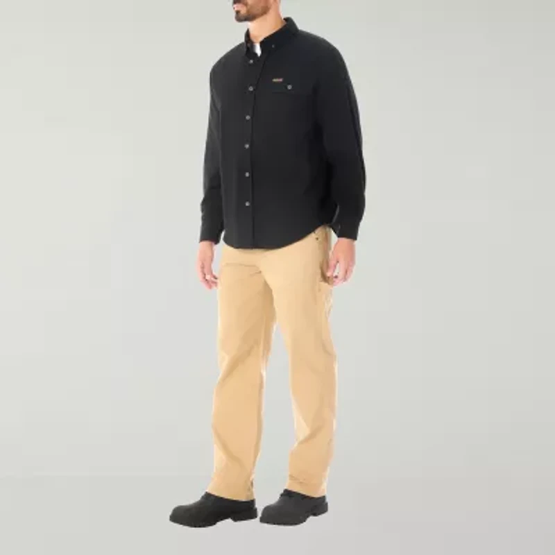 Smiths Workwear Heavyweight Chamois Flannel Mens Long Sleeve Regular Fit Shirt