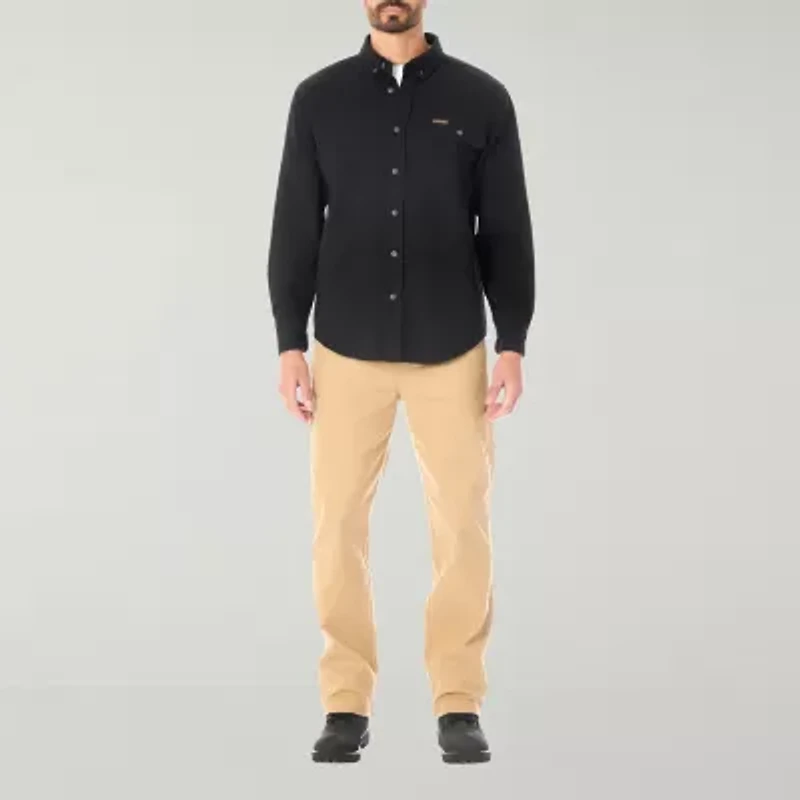 Smiths Workwear Heavyweight Chamois Flannel Mens Long Sleeve Regular Fit Shirt