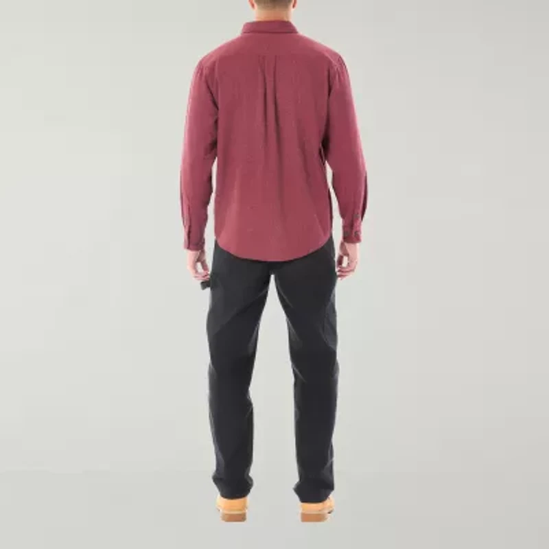 Smiths Workwear Heavyweight Chamois Flannel Mens Long Sleeve Regular Fit Shirt