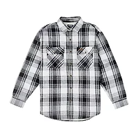 Smiths Workwear Sherpa Lined Flannel Mens Midweight Shirt Jacket