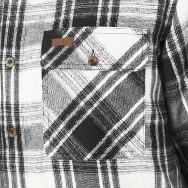 Smiths Workwear Sherpa Lined Flannel Mens Midweight Shirt Jacket