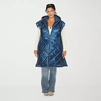 White Mark Womens Midweight Plus Puffer Vest