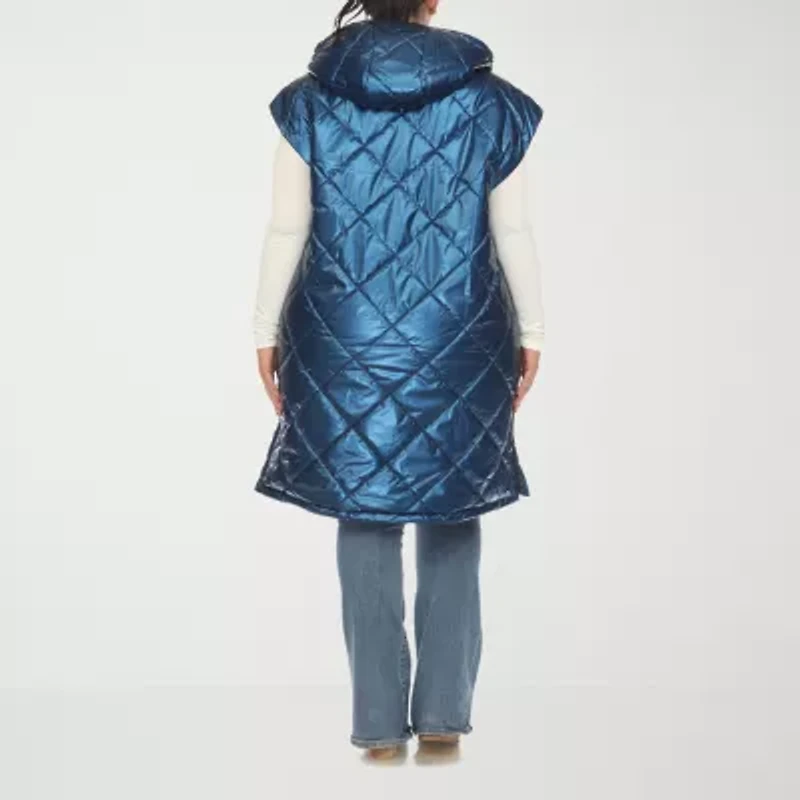 White Mark Womens Midweight Plus Puffer Vest