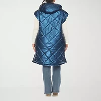 White Mark Womens Midweight Plus Puffer Vest