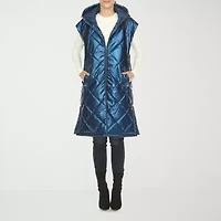 White Mark Womens Water Resistant Midweight Puffer Vest