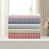 Laurel & Mayfair 250tc Gingham Print Sheet Set