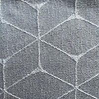 Regal Home Geo Cube Jacquard Grommet Top Light-Filtering Set of 2 Curtain Panel